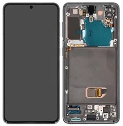 LCD Display Service Pack Galaxy S21 G991 GH82-24716A (no Camera) - Black