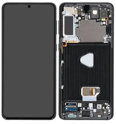 LCD Display Service Pack Galaxy S21 Plus G996 GH82-27268A (no Camera) - Zwart