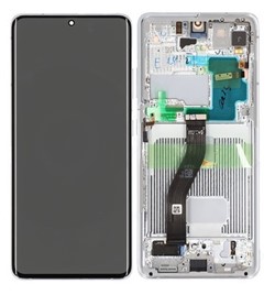 LCD Display Service Pack Galaxy S21 Ultra G998 GH82-26035B - Silver