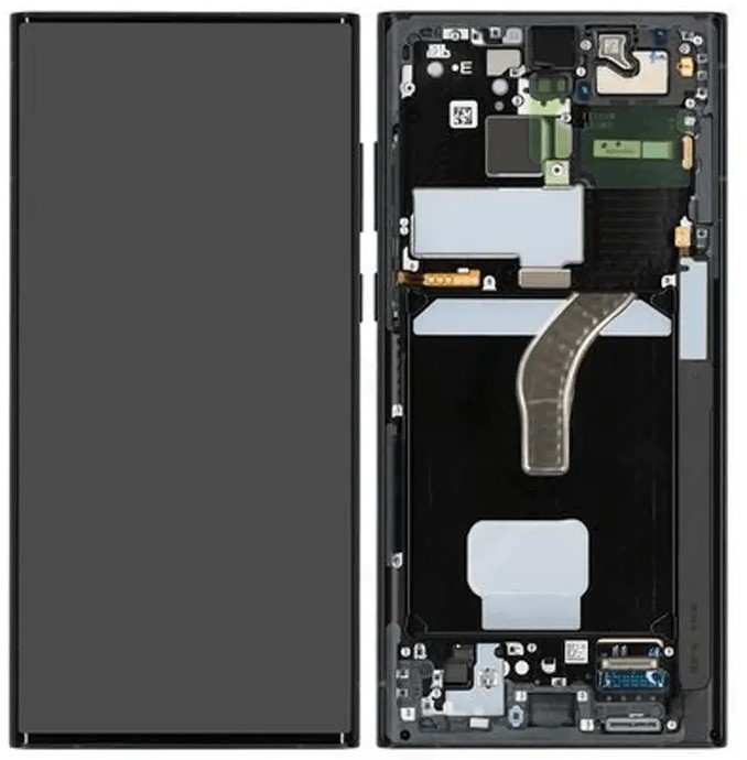 LCD Display Service Pack Galaxy S22 Ultra S908B GH82-27489E - Graphite