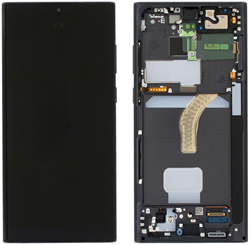 LCD Display Service Pack Galaxy S22 Ultra S908B GH82-27489C - Wit