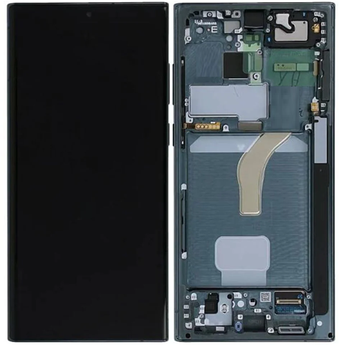 LCD Display Service Pack Galaxy S22 Ultra S908B GH82-27489D - Groen