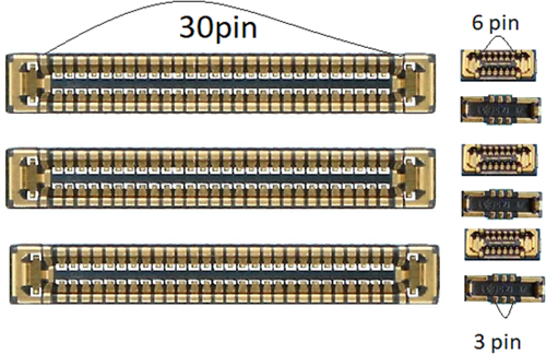 Galaxy S21/S21+/S21 Ultra - Connectors Set 4xst.
