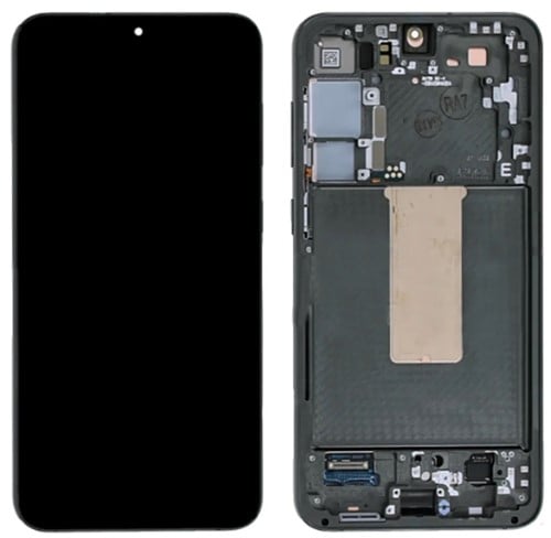 LCD Display Service Pack Galaxy S23 G911 with Frame GH82-30480C - Groen