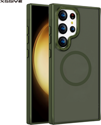 Xssive Back Case voor Magsafe Galaxy S24FE - Groen