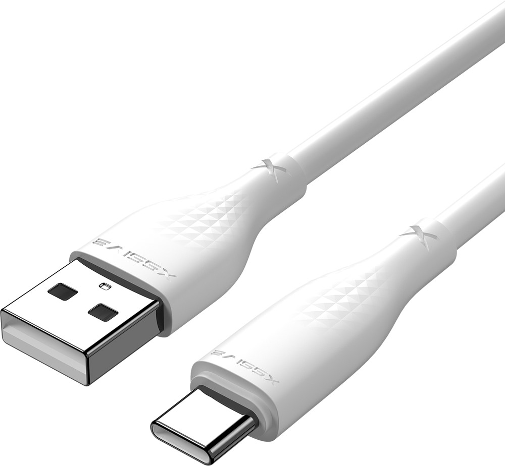 Xssive Câble USB Type-C 1m XSS-TPE1MC (Petit Emballage) - Blanc-2