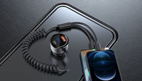 Xssive PD 60W Fast Car Charger with Spring Cable XSS-CC48 2IN1-2