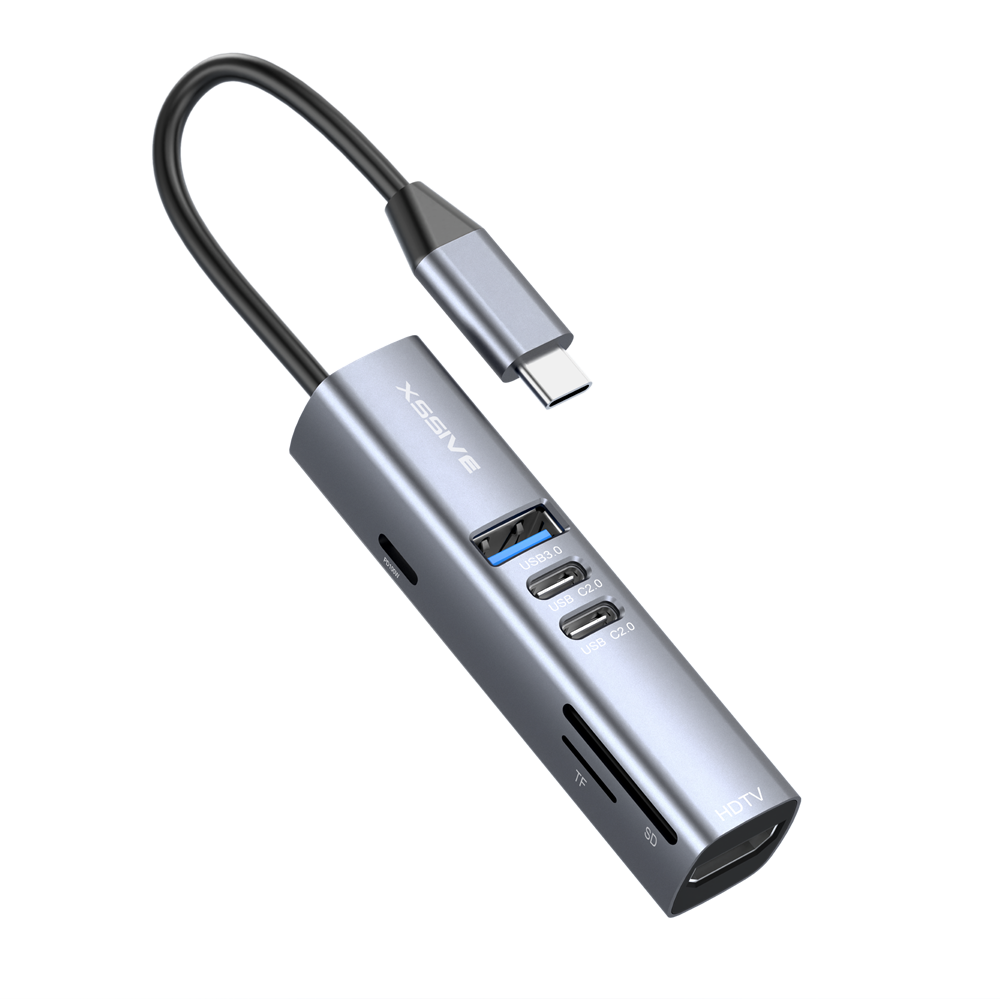 Xssive 7in1 USB Hub to USB-C XSS-HUB16