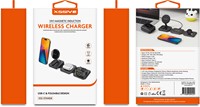 Xssive Foldable Wireless Charger 3in1 Magnetic Induction for USB-C XSS-STAND8-3