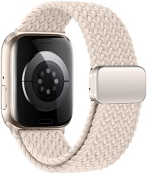 Xssive Braided Stretch Watch Strap for Apple Watch 38/40/41/42mm - Creme