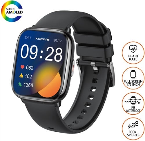 Xssive Smart Watch XSS-SW9B - Zwart