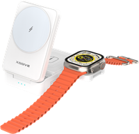 Xssive 3in1 Magnetic Induction Wireless Charger XSS-STAND12 -White-2