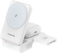Xssive 3in1 Magnetic Induction Wireless Charger XSS-STAND12 -White-3