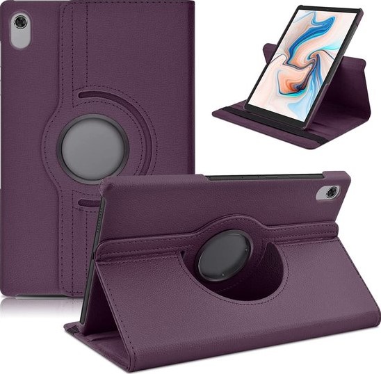 Rotatable Tablet Case Nokia T20 - Purple