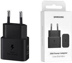 Samsung 25W Power Adapter USB-C EP-T2510NBEGWW - Zwart (met verpakking)