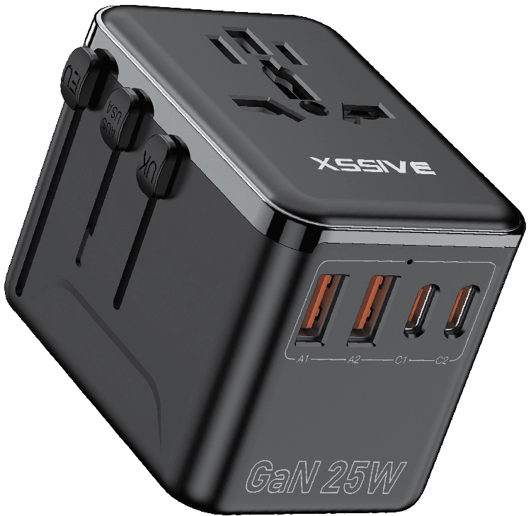 Xssive PD 25W Worldwide Travel Adapter XSS-TR7