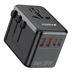 Xssive PD 25W Worldwide Travel Adapter XSS-TR7