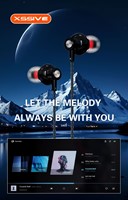Xssive Stereo Headphones 3.5mm XSS-EP23 - Black-3
