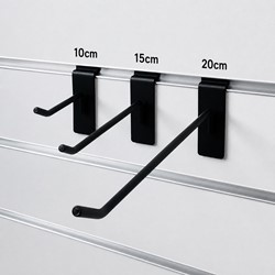 Metal Hooks 10cm - Black
