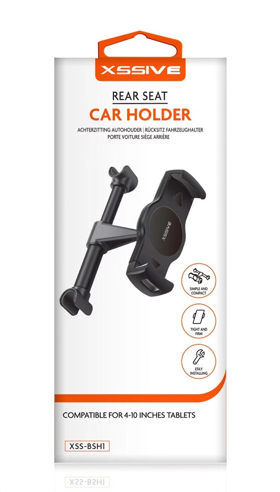 Xssive Rear Seat Car Holder XSS-BSH1 - Zwart-2