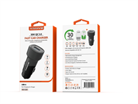 Xssive 18W QC3.0 USB Fast Car Charger XSS-CC39 - Black-2
