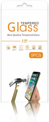 5-Pack Tempered Glass Samsung Galaxy A05 - White Pack