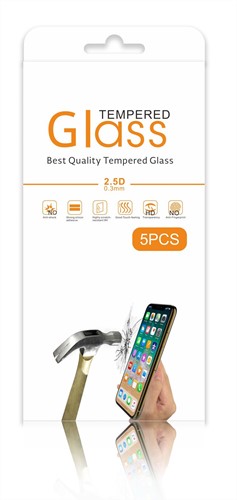 5-Pack Tempered Glass iPhone 16 Pro Max - White Pack