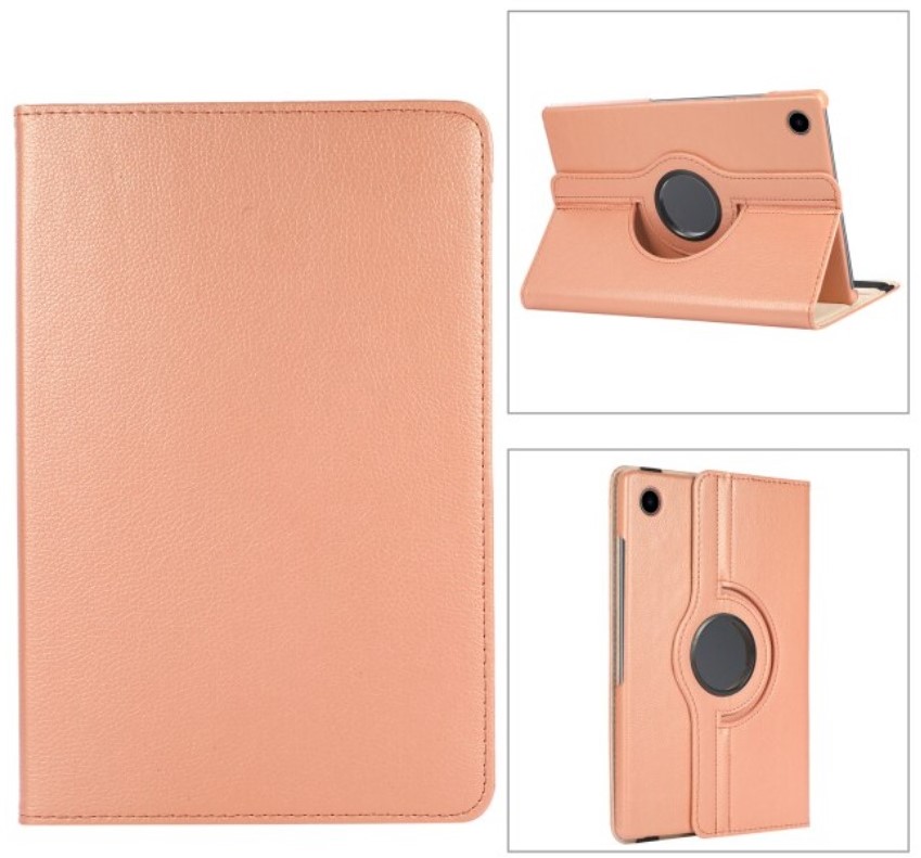 Rotatable Tablet Case Galaxy Tab A8 10.5 (2021) - Rose Gold