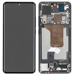 LCD Display Service Pack Xiaomi 12 (2022) with Frame - Black