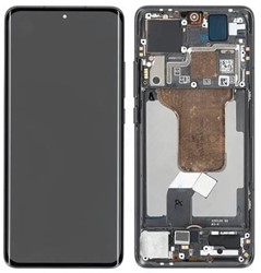 LCD Display Service Pack Xiaomi 12 (2022) with Frame - Black