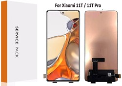 LCD Display Service Pack Xiaomi 11T (Pro) no Frame - Zwart