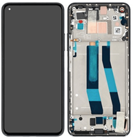 LCD Display Service Pack Xiaomi Mi 11 Lite 4G with Frame - Black