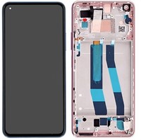 LCD Display Service Pack Xiaomi Mi 11 Lite 4G with Frame - Pink