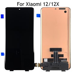 Xiaomi 12/12X - LCD Display Complete no Frame ORG - Black
