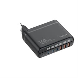 Xssive Super Fast Charger 140W GaN XSS-AC76 - Zwart