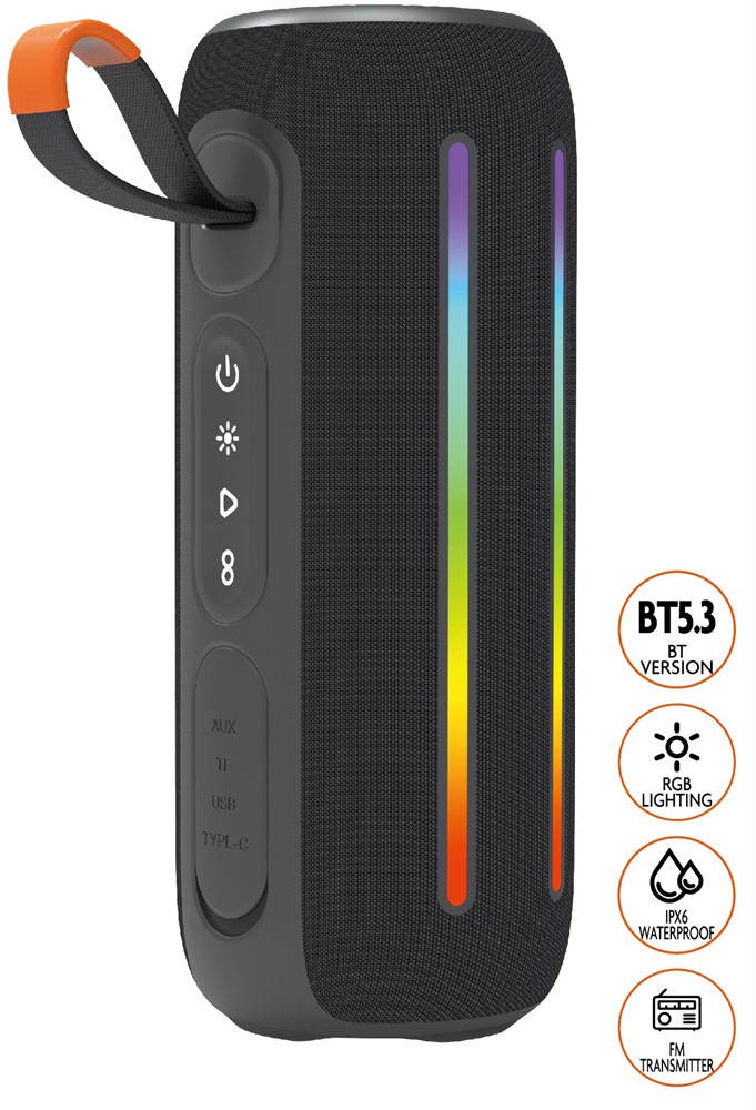 Xssive Wireless 40W Portable Speaker XSS-BSP22 - Zwart