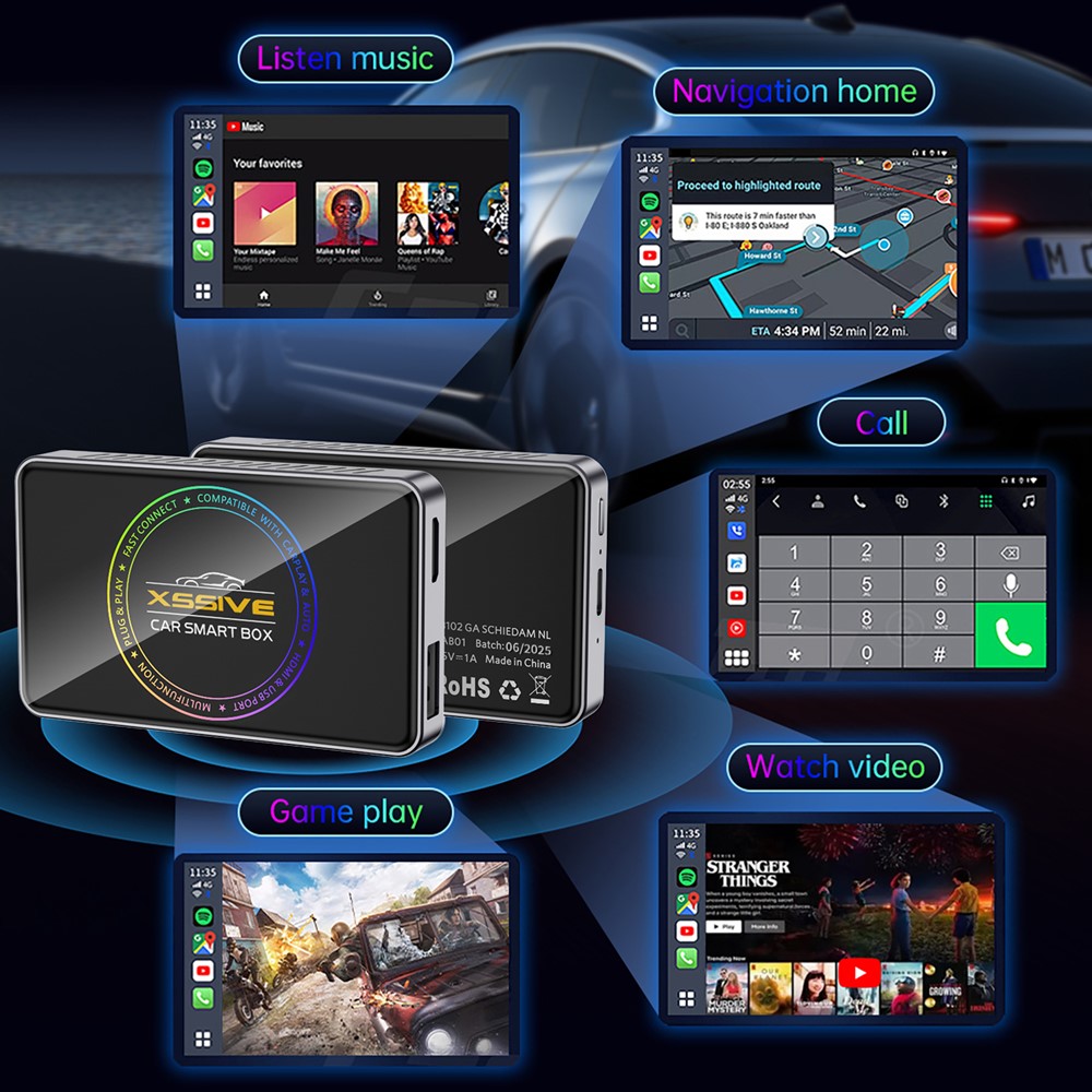 Xssive Multimedia Car Smart Box XSS-CAB01-2