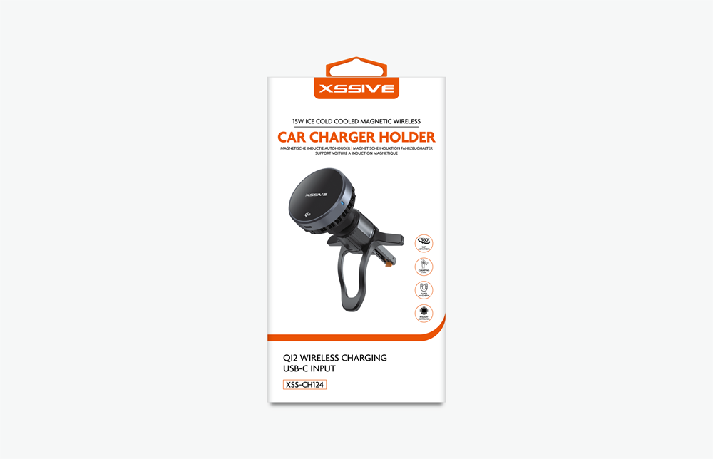 Xssive 15W Ice Cold Magnetic Wireless Car Charger Holder XSS-CH124-3