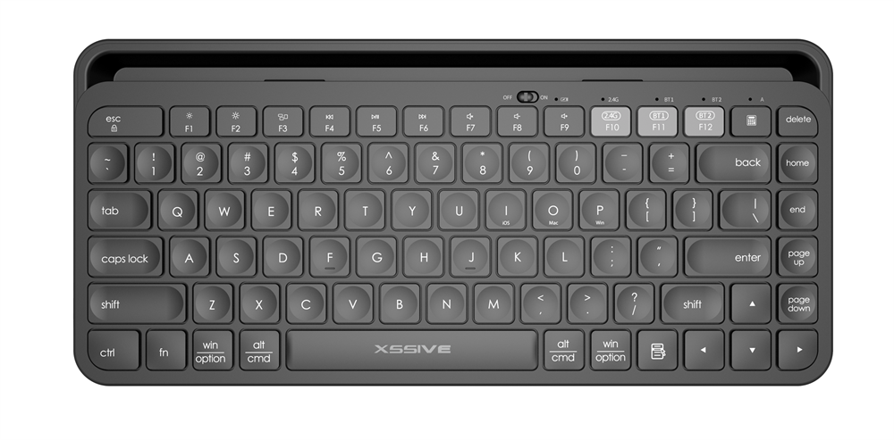 Xssive Bluetooth Wireless Keyboard Stand XSS-KB1 - QWERTY