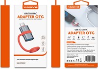 Xssive Adapter OTG USB to to USB-C XSS-OTG10C-2