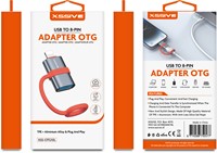 Xssive OTG USB to 8-Pin (iPhone) XSS-OTG10L-2