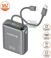Xssive Mini Powerbank Ultra Fast Charge PD35W met Kabel 10000mAh XSS-PB54