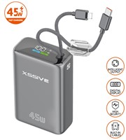 Xssive Powerbank Ultra Fast Charge PD45W with Cable 20000mAh XSS-PB55