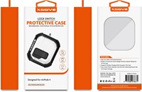 Xssive Protective Case for AirPods4 XSS-PODSGUARD - Black-2