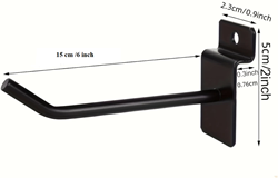 Metal Hooks 15cm - Black