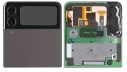 LCD Display Front Side Service Pack Galaxy Z Flip3 F711 GH97-26773A - Zwart