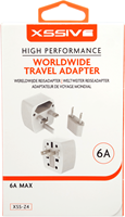 Xssive Universal Plug 6A Worldwide Travel Adapter Z4-3