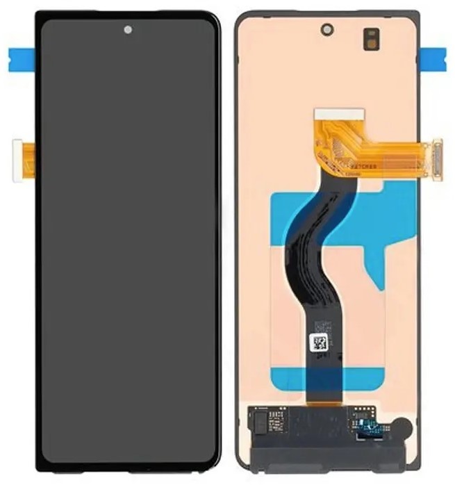 LCD Display Front Side Service Pack Galaxy Z Fold4 F936 GH96-15279A - Zwart